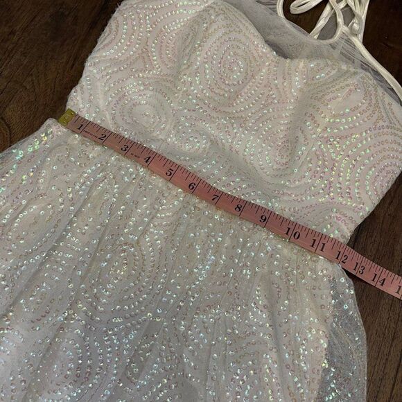 Ruby Rox Womens Sequined Party Pleated Dress - Picture 7 of 11